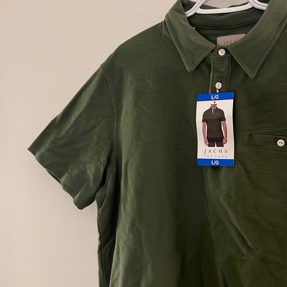 ⭐️ 3/$40 ⭐️ NWT Jachs New York Cotton Golf Shirt -Size Large - Picture 3 of 5